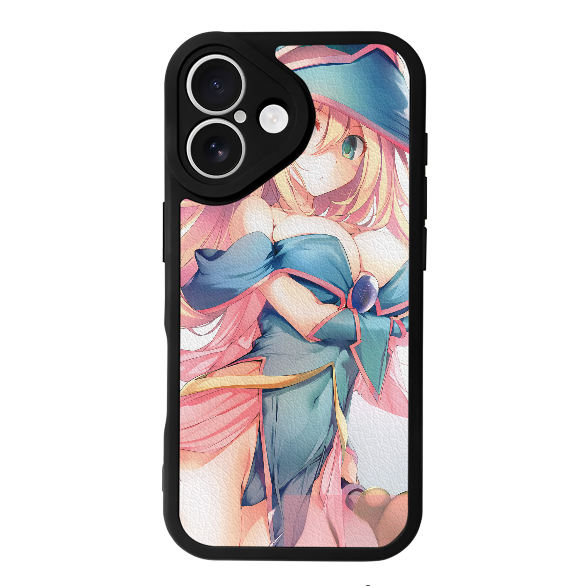 （画像用） 遊☆戯☆王 Yu-Gi-Oh! 【iPhone 16シリーズ対応】シリコンスマホケース（レザー調） 材質：シリコン